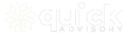 Quick Advisory LLC White Logo